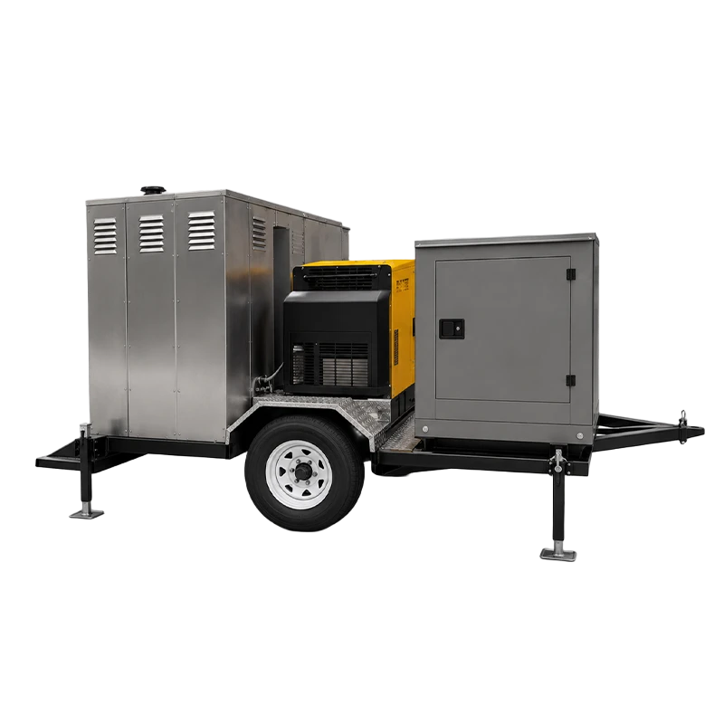TRA-MW-20K50 Mobile Solar-Storage-Diesel Trailer System