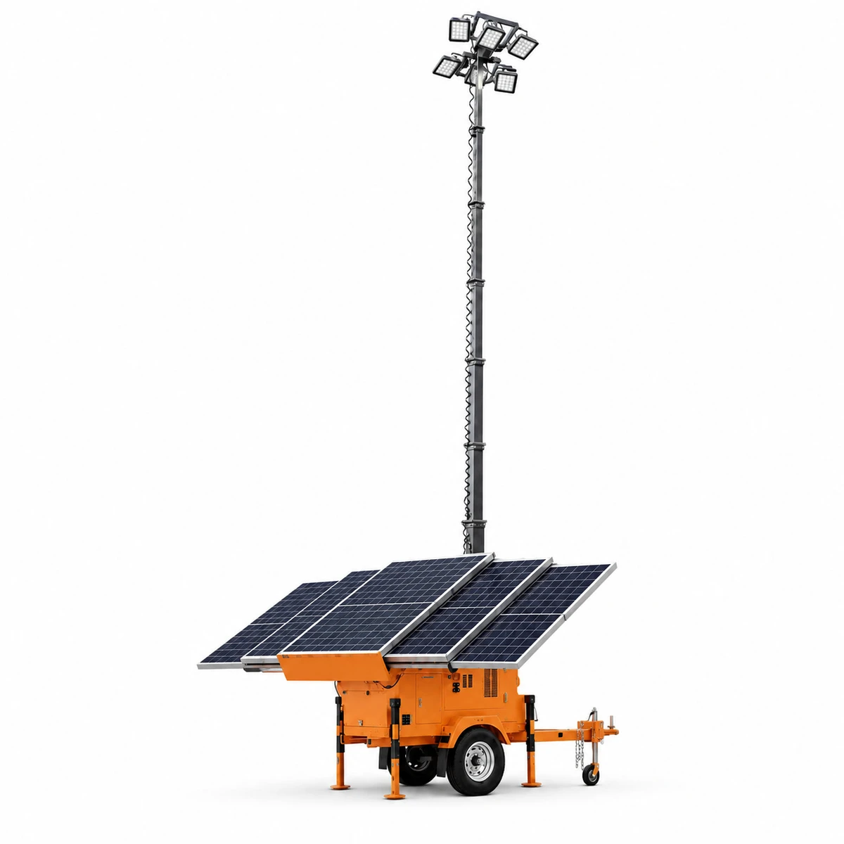 GD12-M orange mobile light tower